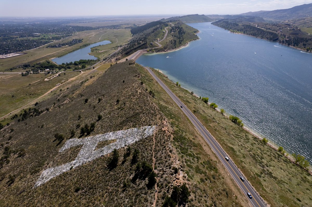 ColoradoStateU's tweet photo. Putting the A in STATE.
 
Thank you to all the Rams who volunteered this weekend to Paint the A as a reminder of our Aggie roots 🌱 https://t.co/IjjwDcYaJj