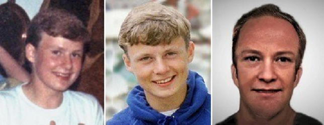 Lee Boxell went missing at age 15 from #Sutton (#Surrrey) on September 10, 1988. (Image on the right is computer generated age-progressed to how he might look at age 46) (Call/text 116000 quoting 93-000058 or Metropolitan police on 0208721 4005) tinyurl.com/y52aw4tu