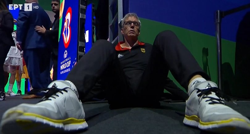 Mein Bundestrainer ist vielleicht ein bisschen fertig, aber entlassen wurde er heute sicher nicht...