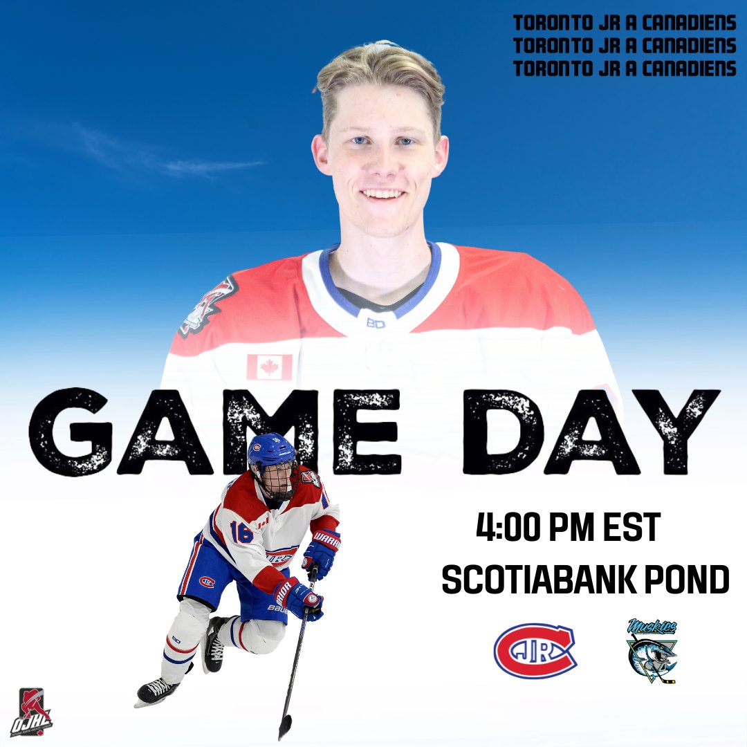 Toronto Jr. A Canadiens (@ojhljrcanadiens) on Twitter photo πππ² <a href="/ScotiabankPond/">Scotiabank Pond</a> π°π'π«π π‘π¨π¦π!!!
ππ'π ππππ ππππππ πππ!!
#WeAreJRC πππ² <a href="/ScotiabankPond/">Scotiabank Pond</a> π°π'π«π π‘π¨π¦π!!!
ππ'π ππππ ππππππ πππ!!
#WeAreJRC