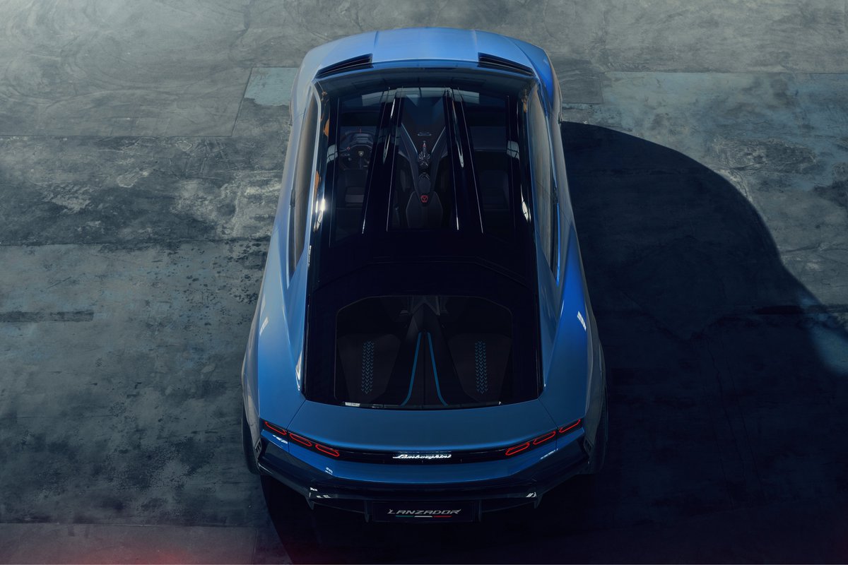 novikoff's tweet photo. Oh, my word, the new electric Lamborghini Lanzador is absolutely cyberpunk! https://t.co/JCjP7g54DH
