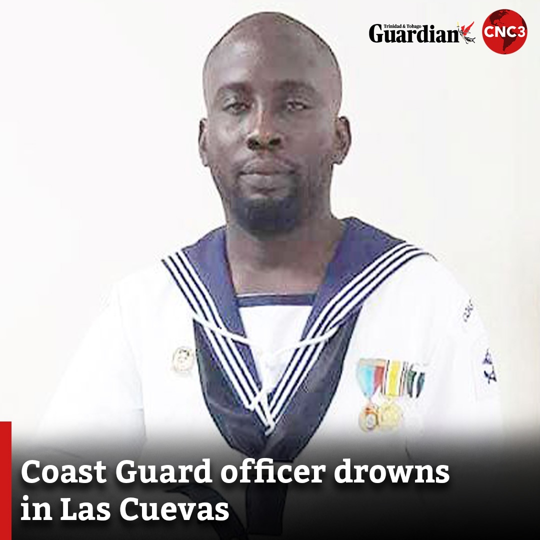 A 43-year-old Coast Guard officer drowned in Las Cuevas yesterday morning. 

Read more:
guardian.co.tt/news/coast-gua…