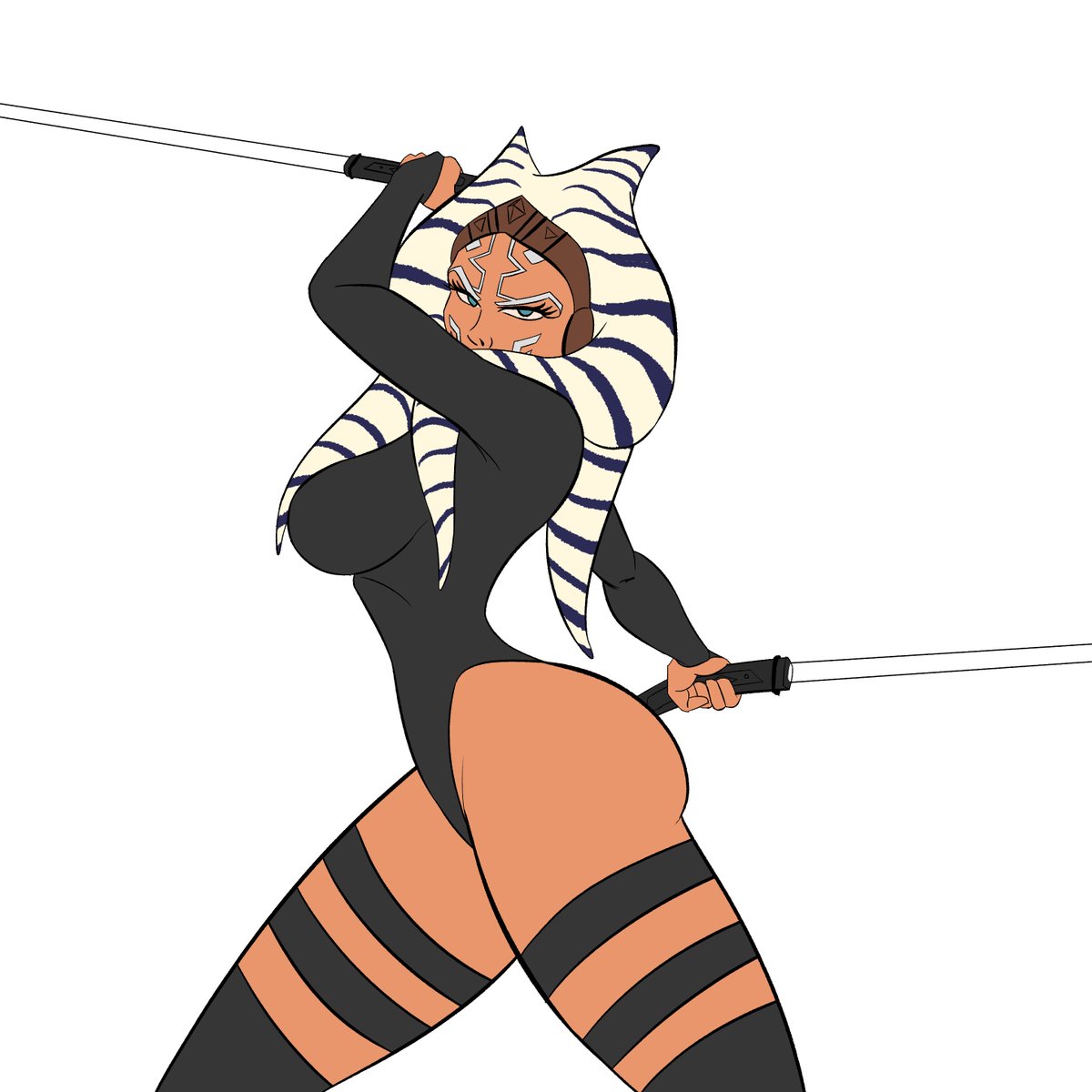 FredSketch's tweet photo. Discover my amazing fanart of Ahsoka in the Star Wars universe. I'm also open for commissions! Let me turn your ideas into art. 🎨✨#starwars #Ahsoka #dibujodigital #drawing https://t.co/Ug7NihDwes