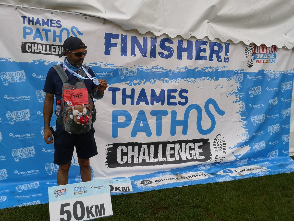 777zab's tweet photo. He came
He saw
He smashed
My 2nd Ultra Challenge. Was a toughie as it was so warm and humid 🫠, 50k from Runnymede to Henley on Thames 
@ActionChallenge 
#thamespathchallenge
#ultrachallenge https://t.co/eBQb3p5D5i