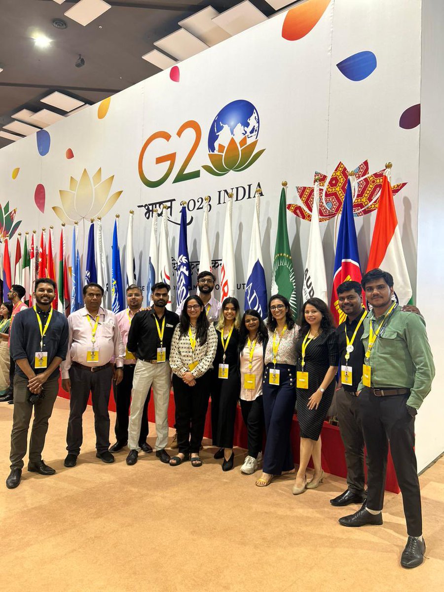 It’s been a proud association Both with one of the most significant global multilateral #G20 and the team Aakhya that worked behind the scenes for #G20Bharat #G20Summit