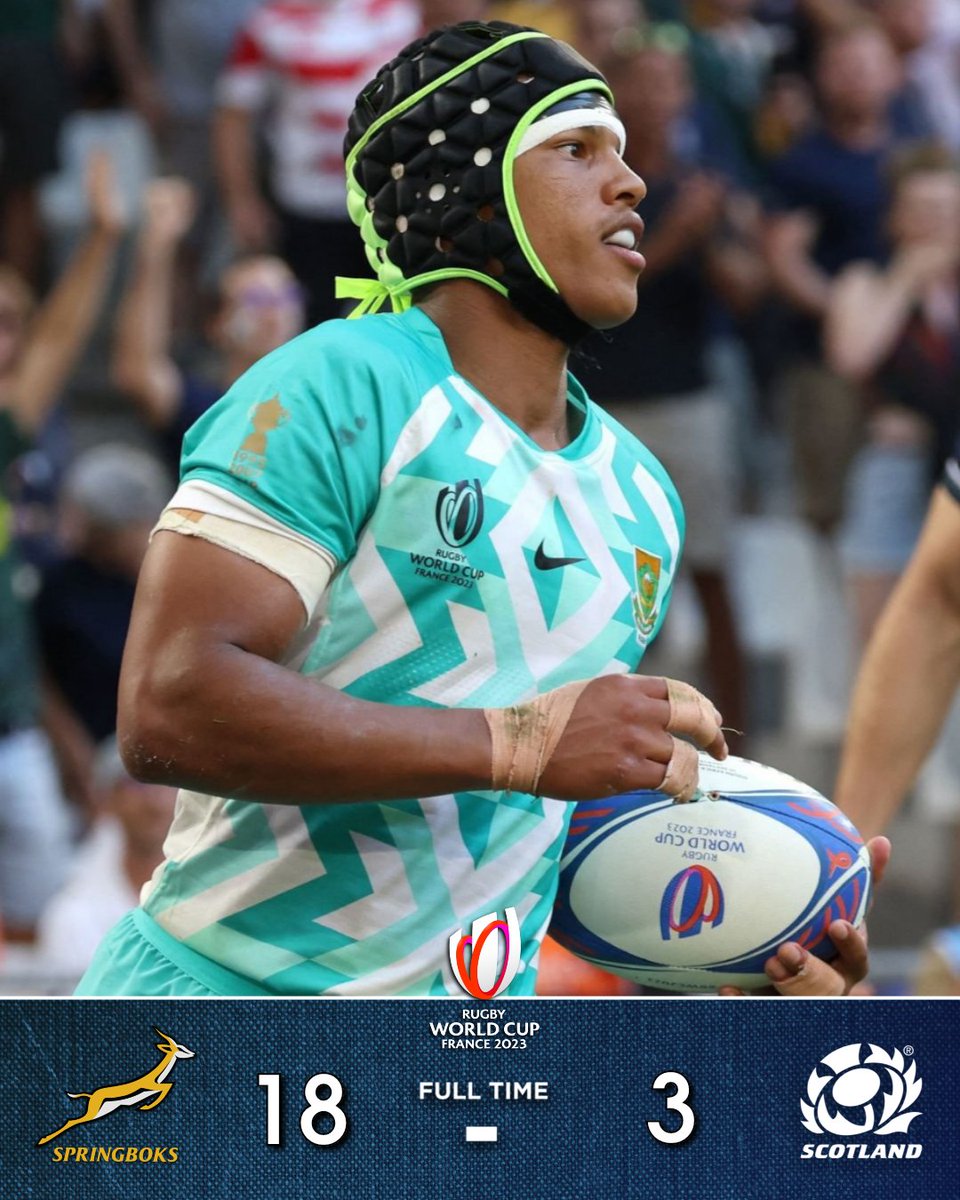 SARugbymag's tweet image. A winning start for the Springboks at #RWC2023! 🇿🇦

#RSAvSCO
