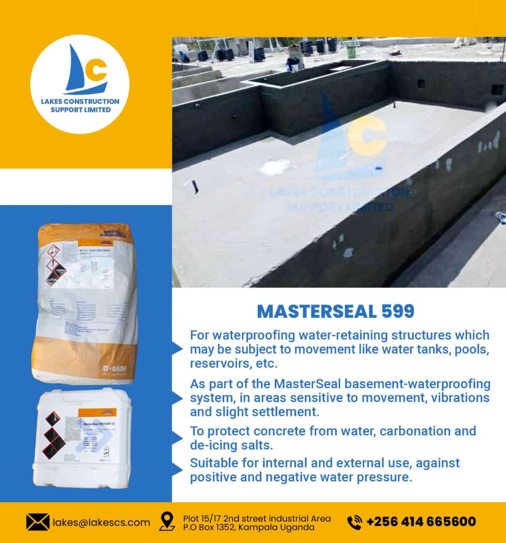 KTMugenyi's tweet photo. Avoid swimming pools leakages by waterproofing with BASF'S Master seal 599.. 

0781692526 https://t.co/zBJAHqE6GR