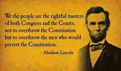 ByronLucasG1's tweet photo. "Nosotros, los ciudadanos, somos los amos legítimos del Congreso y los Tribunales, no para derogar la Constitución, sino para derrocar a los hombres que quieren pervertir la Constitución".                                            Abraham Lincoln. https://t.co/eei1zHKxz2