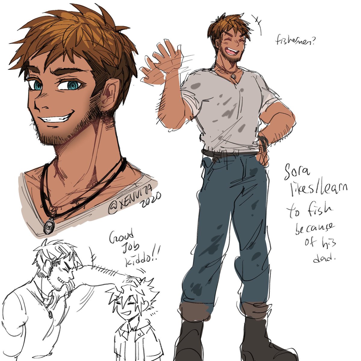 KeyLionIslander's tweet image. “Good Job Kiddo! 😆”
-
• Kota (康太; meaning peace/plump, thick, big around)
• 38 years old
• Husband to @Mxmmyl1oness 
• Father to @TheKeybladeCub @KeyOfDestinyKid
• Fisherman 🎣/Stay at home dad 👨‍👦‍👦
• Independent/AU portrayal of Sora’s father
-
#KHRP #TLKRP #MVRP #AURP