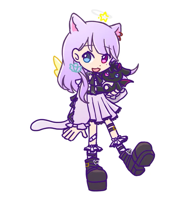 本日のVtuberさんぷよぷよ風イラスト化企画天猫さんです! 