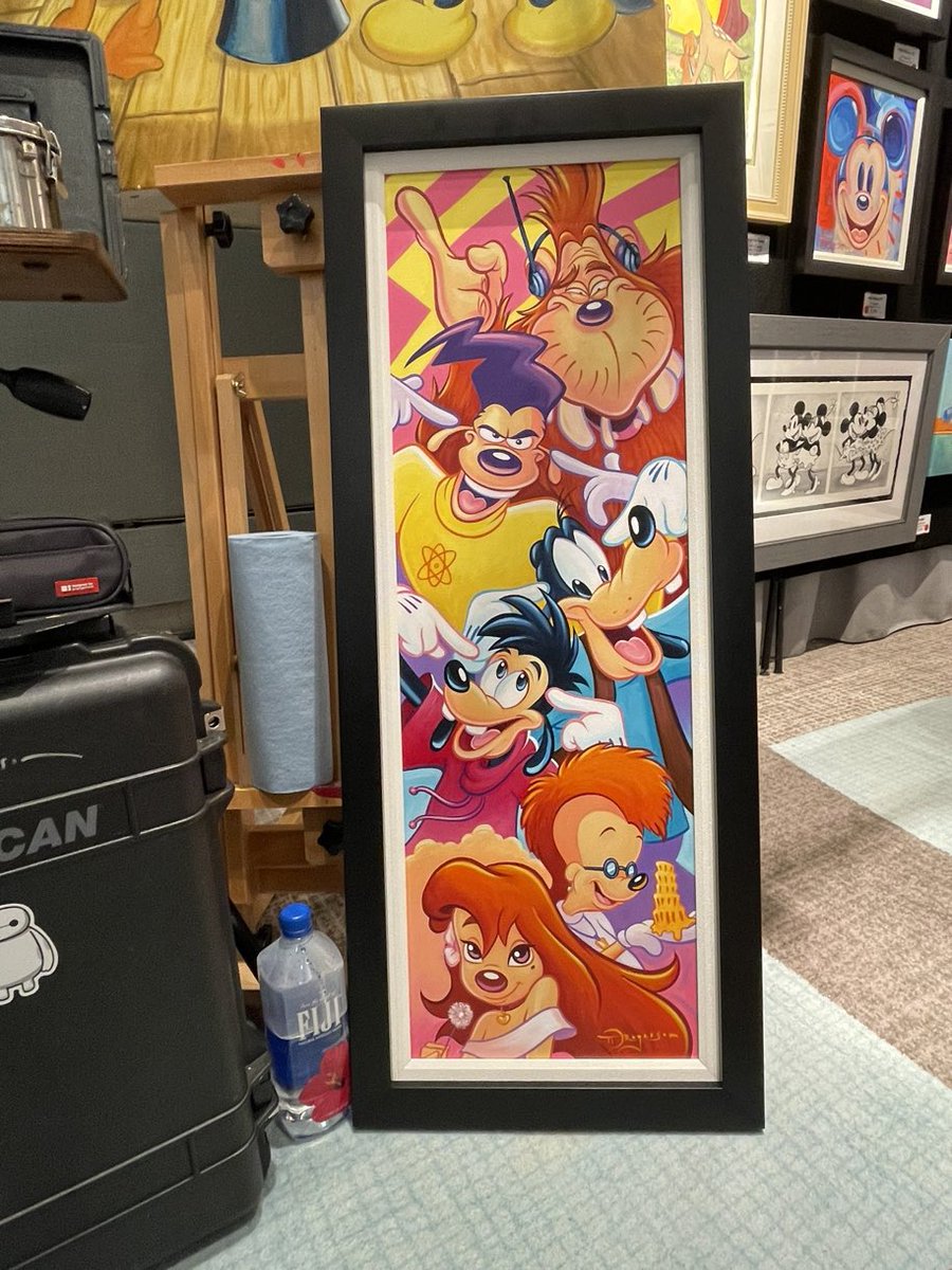 GoofyMovieDir's tweet photo. Loving this! I continue to be amazed by how this little film gains traction over time. In 1995, #AGoofyMovie bombed at the box office, today it’s immortalized by @TDRogerson! 

#Disney #animation https://t.co/2sBwWEb8uh
