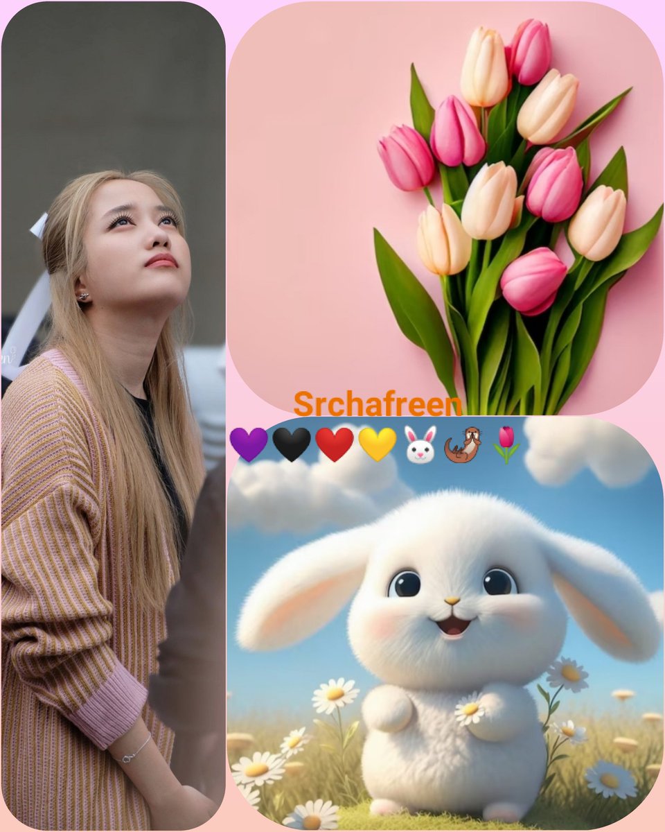 myat91099's tweet photo. GirlFreen 🐰🌷
You deserve all the love in the world.
And let the toxins go away from you.

💜🖤❤️💛🦦🐰🌷
#srchafreen 
#GIRLFREEN 
#ProtectFreenBeckyAtAllCost
#UnityDefeatToxicity https://t.co/YqaYj78M8E
