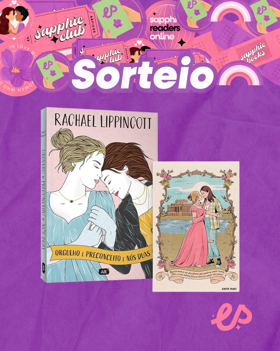 lendosaficos's tweet photo. 💞 SORTEIO 💞

Quer ganhar um exemplar de "Orgulho e preconceito e nós duas"? 

Para participar, basta:
- Seguir @lendosaficos 
- Dar RT neste tweet;
‐ Comentar o nome do livro desejado.

Resultado: 30/09 https://t.co/UYVVJdD5za