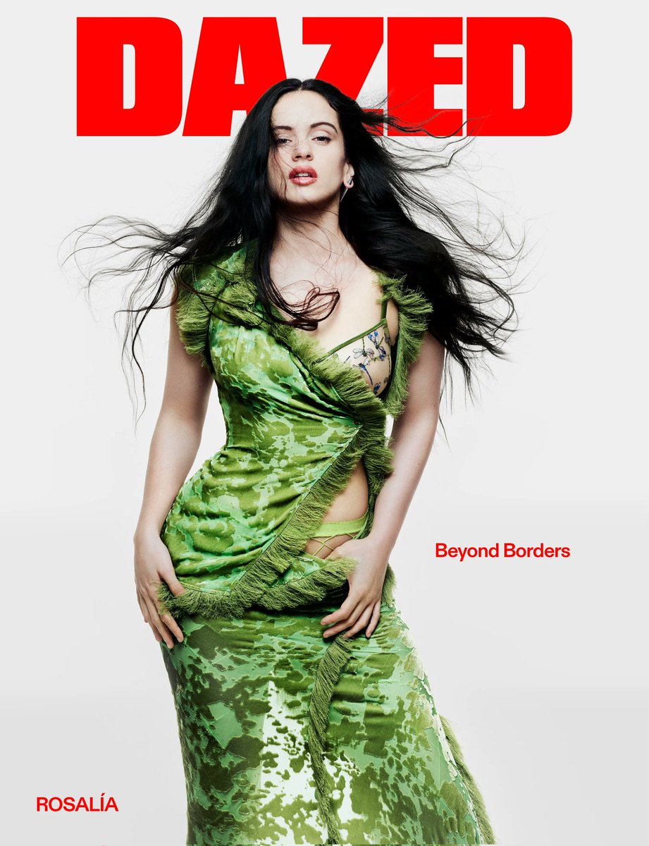rosaliaconnect's tweet photo. Rosalía é a capa da revista @Dazed https://t.co/zbshM2B2V2