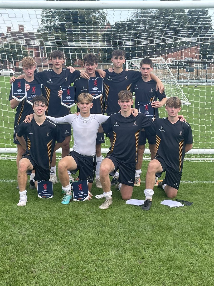 What an effort for these boys today. Runners up at the @isfafootball national sixes competition. Congratulations to our friends at @ShrewsburySport #betterneverstops