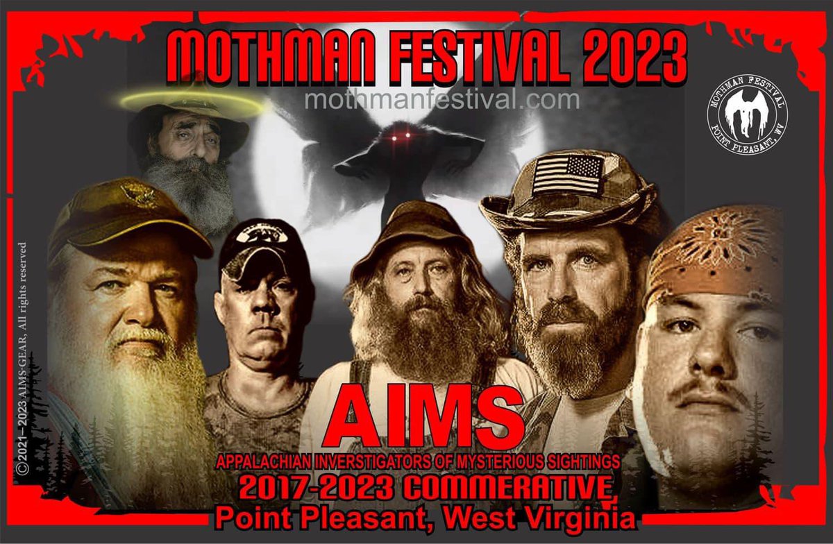 Catch the whole gang at @MothmanFestival 23’ Sept 16-17 >>>> mothmanfestival.com #MountainMonsters
