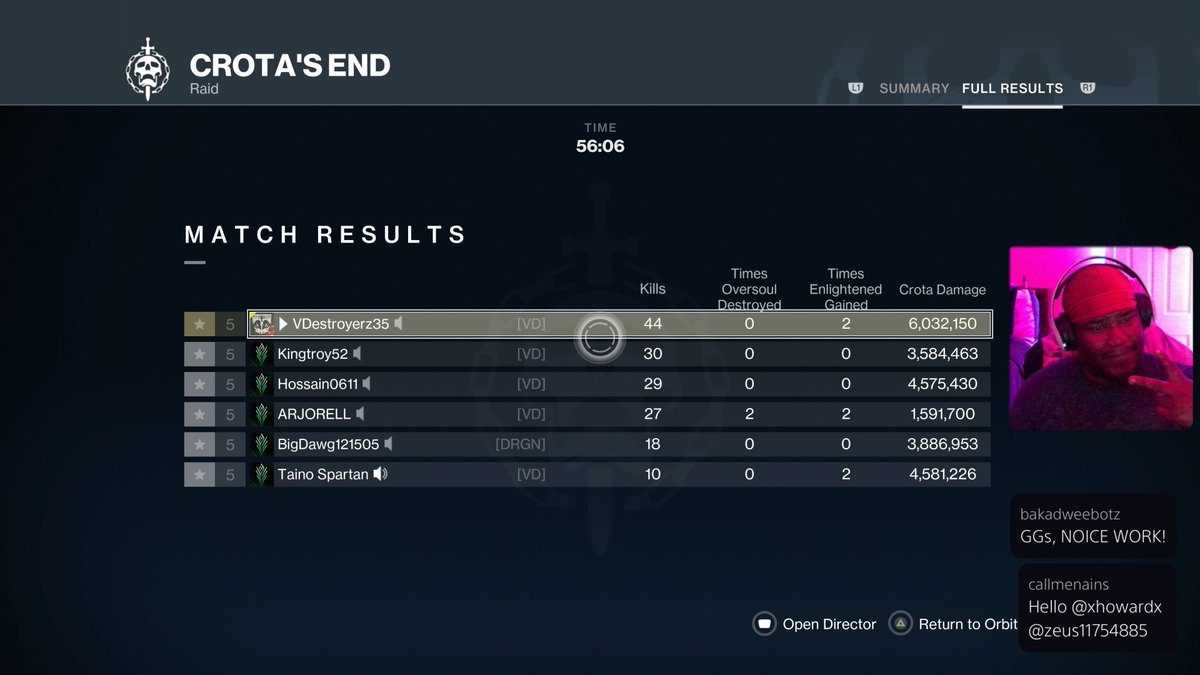 ViciousDestroy's tweet photo. My DPS is better than yours...period Lmao...#Destiny2 #Raid #CrotaEndRaid #DPS #BigDamage #xbox #PCgaming #PLAYSTATION #SONY #viral https://t.co/RL5F659N2V