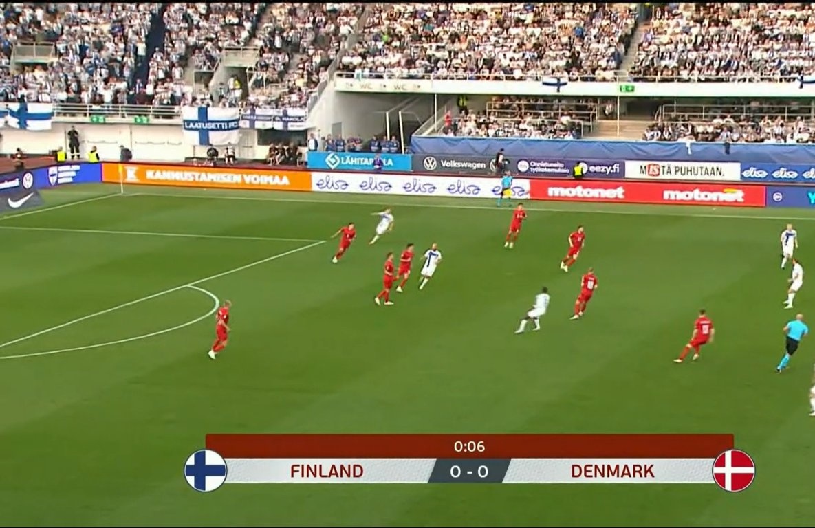 sportstickz's tweet photo. #Euro2024Qualifiers | Full Time
Finland 0-1 Denmark
P. Hojbjerg 86
Denmark wins it in the end
#EuroQualifiers2024 #EuroCup #EuroCup2024 #FINDEN #FINvDEN #FINvsDEN #DENFIN #DENvFIN #DENvsFIN #DEN #FIN #Finland #Denmark https://t.co/rcfglJfJKV
