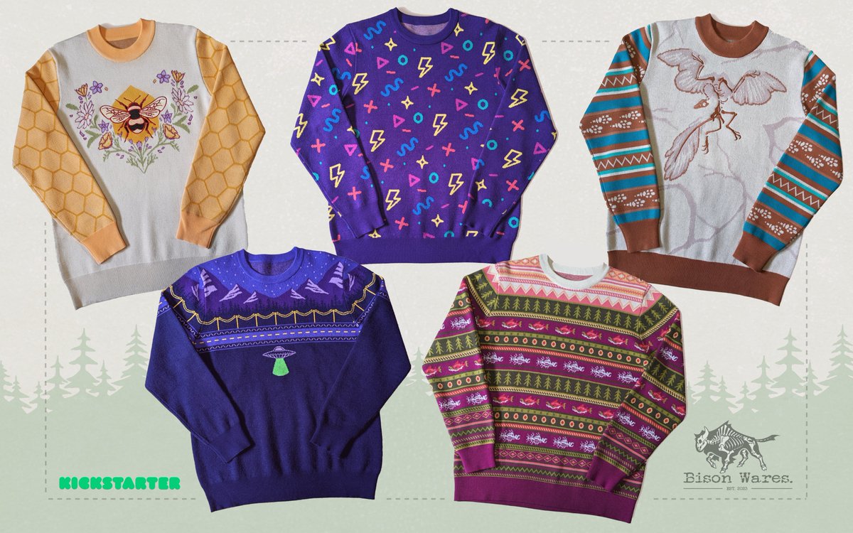 BisonWares's tweet photo. 🌲 SWEATER GIVEAWAY 🌲

⚡️Follow!
⚡️Comment your favorite sweater + Retweet! 
⚡️@ a friend to give others a chance to enter! 
⚡️Comment on insta/Reblog on Tumblr for a second entry Link⬇️

Winner receives a sweater of their choice!
Ends Oct. 17th!

Please untag others in reply! https://t.co/eMLTXW1f0O