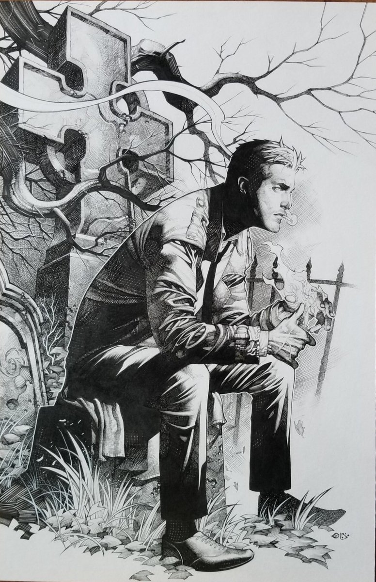 hellblazercodex's tweet photo. — art by chris stevens https://t.co/ZEiEkalM9R