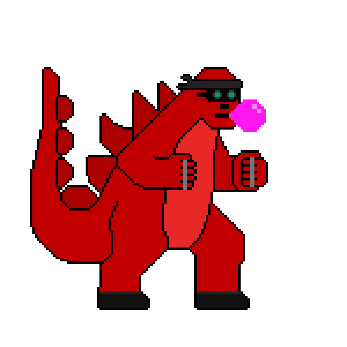 itsfeldman's tweet photo. Trained another #pixzilla from @ThetaZillaClub 's WWZ. "I have come to chew bubble gum and kick ass. And I'm all out of bubble gum."
Haha, we'll see, so far my record is LAME, but getting the hang of it. Might have to grab some more Pixzillas to train. https://t.co/XU02uhw7UP