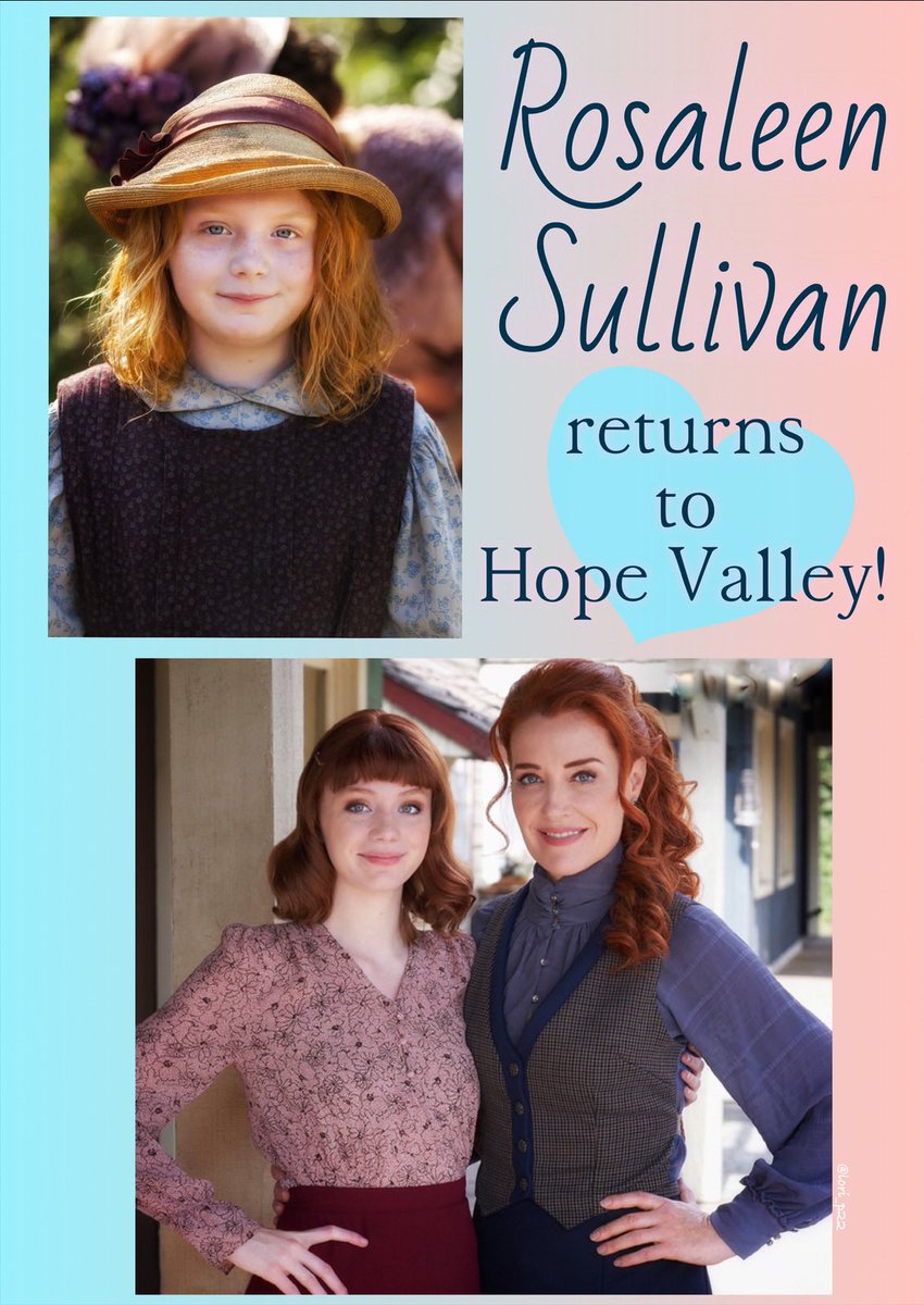 Lori_P22's tweet photo. Rosaleen returns to Hope Valley tonight! I can’t wait to see her &amp; find out what she’s been doing! And to see the Sullivan ladies reunited! ❤️❤️ @Mamielaverock @JoNewmarch @hallmarkchannel @SCHeartHome #Hearties #WhenCallstheHeart https://t.co/YPORyXPeWX