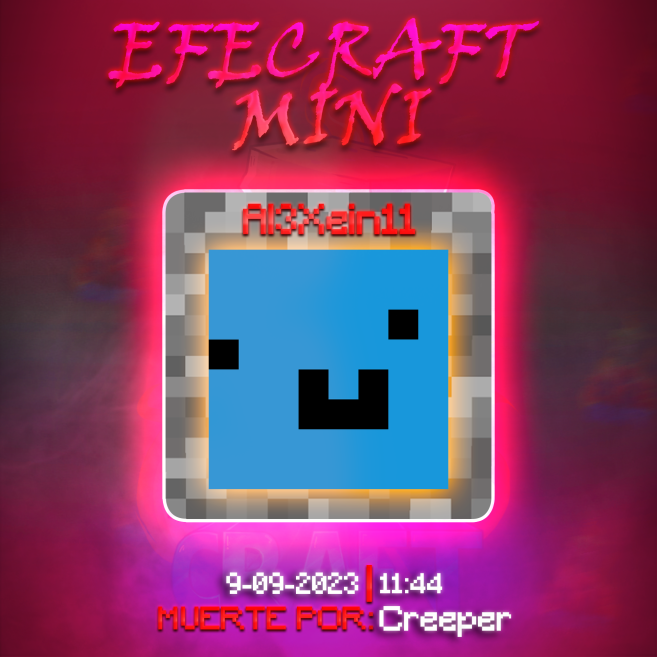 eFeCraft_SMP's tweet photo. ☠️🔥☠️🔥#59☠️🔥☠️🔥
Al3xein11 Ahora es una eFe https://t.co/KSFoqmBiXF
