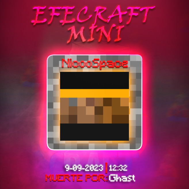 eFeCraft_SMP's tweet photo. ☠️🔥☠️🔥#60☠️🔥☠️🔥
NicooSpace Ahora es una eFe https://t.co/Iisxoy6qdj