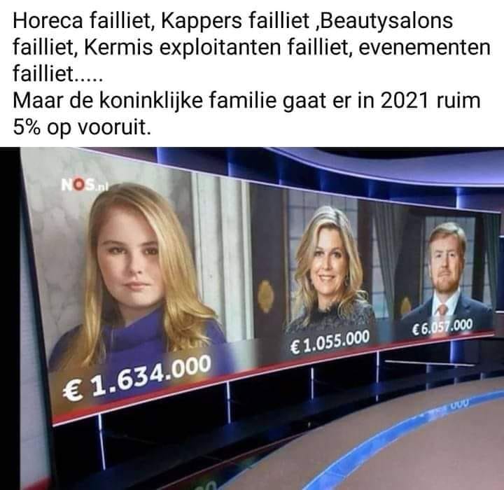 mathilde_lala's tweet photo. @LaPatriota02 #nietmijnkoningshuis 
Welnee, ze vreten er [ meer dan] goed van..... https://t.co/bxCkgy3ywx
