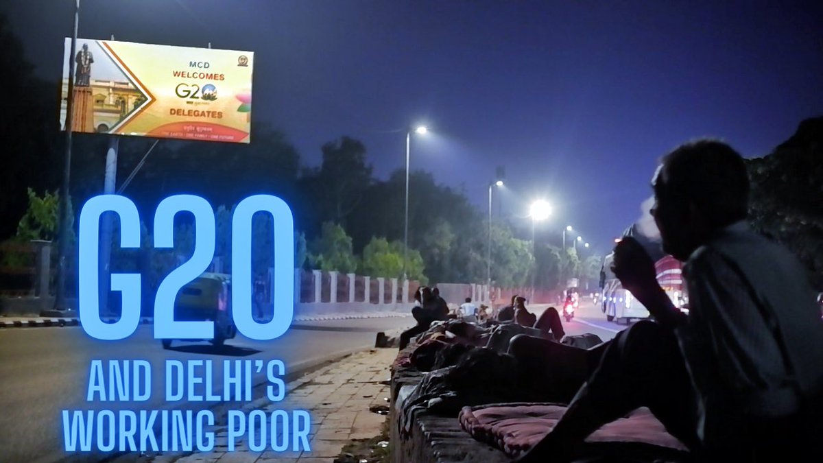 imaadspeaks's tweet photo. Do watch this short documentary where we try to understand how the working poor of Delhi were displaced, their livelihoods were snatched and ultimately any sight of their presence was covered for the #G20Summit. 

https://t.co/MRdtuYg2vo

@harsh_mander @j_s_okay https://t.co/R0B5PI8iY7