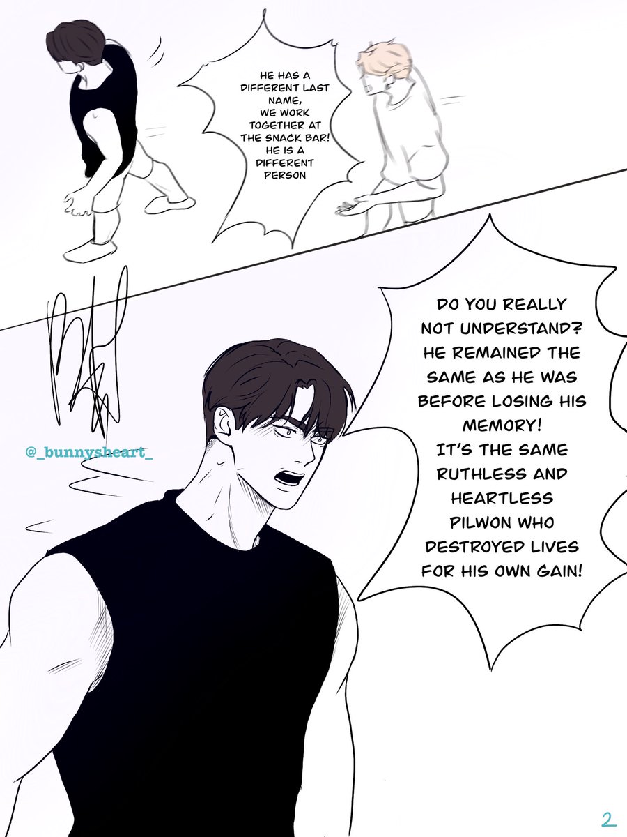 _bunnysheart_'s tweet photo. Fancomic of “Pearl Boy”🫧
Part 3
=>Not just a nightmare…
Hosung&Dooshik ☀️
=>Hosung is asking Dooshik to invite Pilwon to the wedding…
OC: Inking
#Pearl #pearlboy #manhwabl #bl #dooshik #pilwon #hosung #jooha https://t.co/oIXETqOhFN