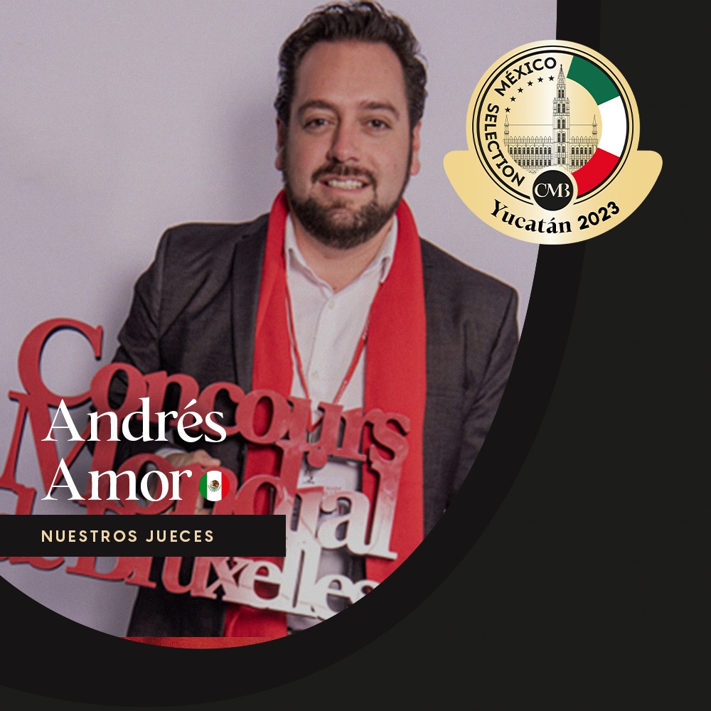Andrés Amor es Sommelier, consultor de restaurantes, periodista gastronómico y uno de los 25 líderes del vino en México.  Este año será juez en el #MéxicoSelectionbyCMB 2023.

👉 La convocatoria ya está abierta, inscribe tus productos en mexicoselection.com.

#Yucatán2023