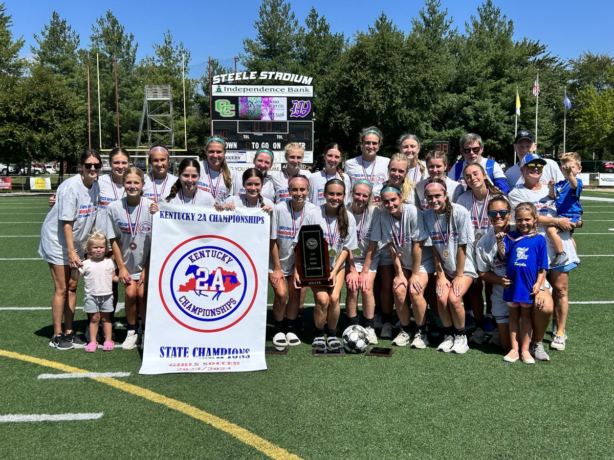 Congratulations to the 2023 champions the <a href="/LCLadyKnights/">Lexington Catholic Girls Soccer 2021</a>