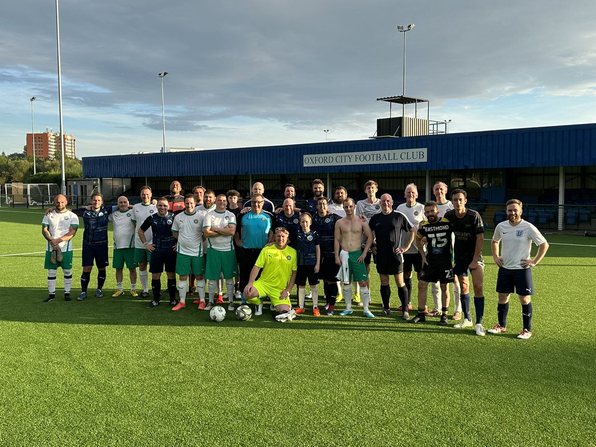 And there it is, another superb @FA_Veterans_FC event comes to a close here at Oxford City. The Away team ran out 7-3 winners, Well done to all our players, with Thanks to our regular referee Fabian Robertson, All our supporters and @OxfordCityFC staff