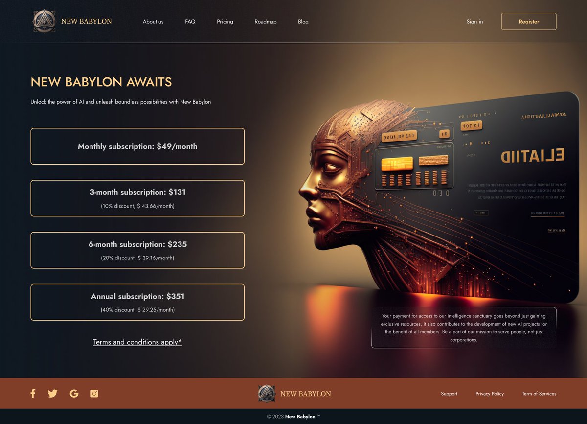 KashanBhatti8's tweet photo. 💥 New babylon website design 👑Need something just knock me 💌  : https://t.co/vJGdcKR1bl

#aiwebsite #AI #newbabylon #aiprompts #landingpage #websitedesign #webdesign #uidesign #uxdesign #graphicdesign #uiux #uiuxdesign #uiuxdesigner #webapp #appdesign #websiteuidesign #figma https://t.co/vsCjFRnrgV