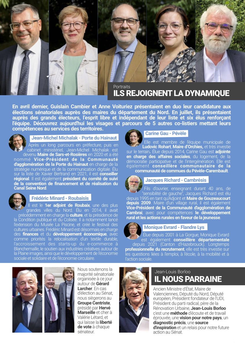 CambierGuislain's tweet photo. Et voilà l'équipe complète et engagée auprès des territoires. Aujourd'hui, ce sont les élus en action dans la Pévèle, l'Amandinois, la Flandre, le Cambrésis et le Roubaisis. https://t.co/MerSAUOHVj