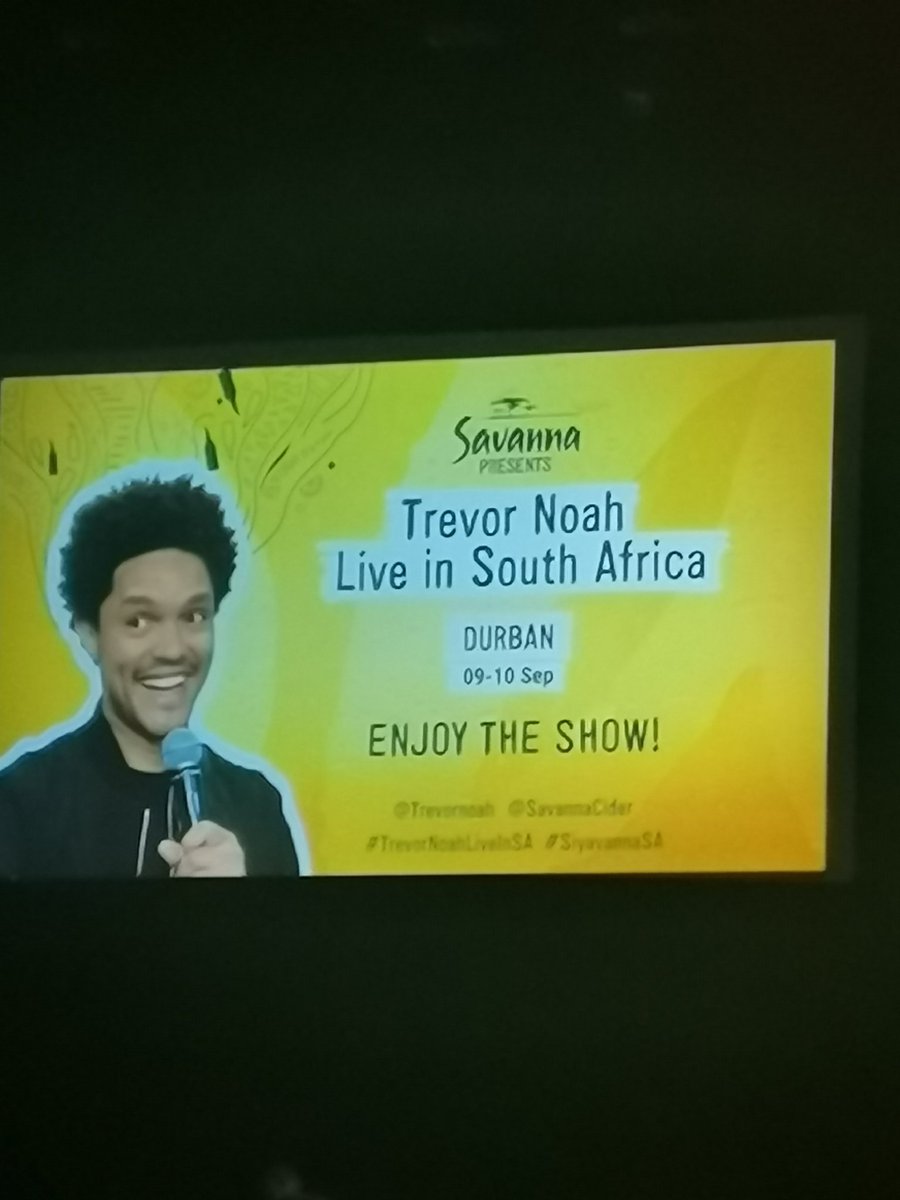 RachelVadi's tweet photo. #TrevorNoahInSA babbbyyyy. It's a #vibe   @SavannaCider @Trevornoah https://t.co/TqYEMhAgVv