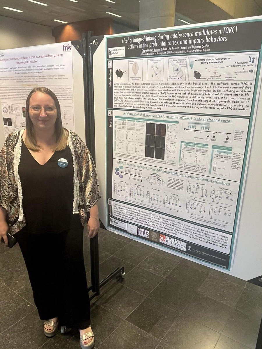 ManonCharletB's tweet photo. Last week, I had the opportunity to present a poster in 2 places: the ESBRA Congress 2023 in Graz and the GIGA day in Liège. Two very different but very enriching environments! 

#ESBRA2023
#ESBRA
#GIGAday
#neurosciences
#alcoholresearch https://t.co/qXYgX4pRxf