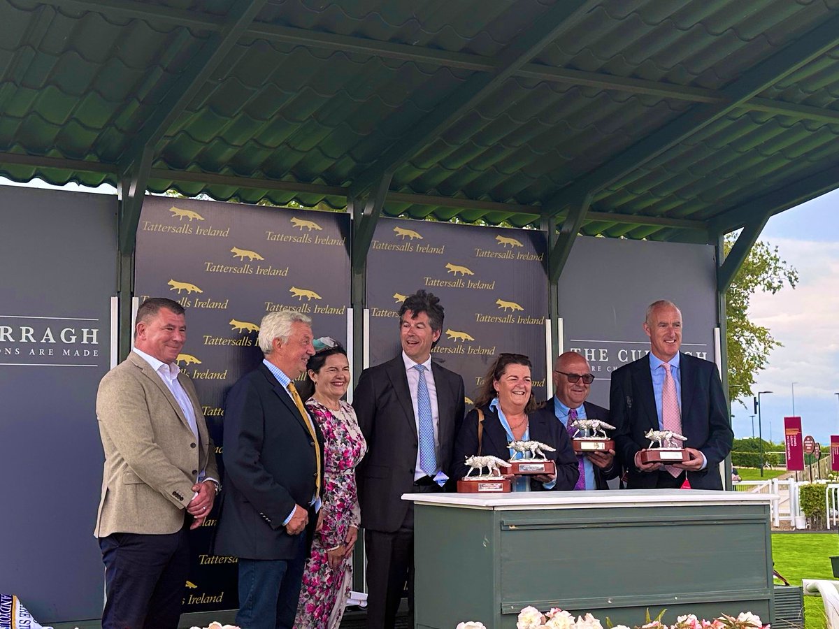 Back home after a super day with team @tatts_ireland for the €300k @tatts_ireland Super Auction Sales Stakes won by Native American @RichardFahey Wathnan Racing. Next stop, September Yearling Sale! 

#TattsonTour