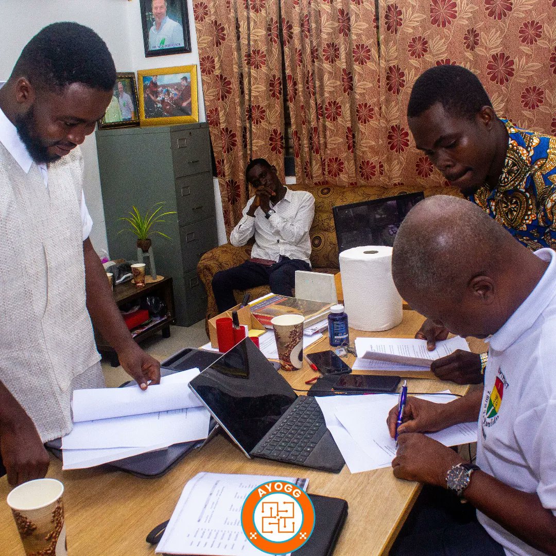 AyoggGhana's tweet photo. 💃🏻🕺 *AYOGG successfully formalized it  Programming Project initiative @Awutu-Winton Senior High School* 💃🏻🕺 

With this inspiring agenda, AYOGG team formalized their engagement with Awutu-Winton Senior High on the *5th September, 2023* 
#TogetherWeInspireIT
#AYOGGGHANA2023 https://t.co/0f4d9nzDe2