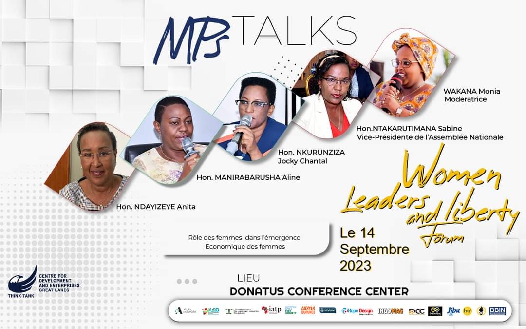 ForEnterprises's tweet photo. Les Femmes Parlementaires jouent un grand rôle dans l’avancement de l’agenda de l’autonomisation économique des femmes et lors du #MPsTalks,les Honorables Parlementaires dont la Vice-Présidence de l’Assemblée Nationale du Burundi vont y revenir #WomenLeadersLibertyForum23 #WLLF23 https://t.co/oZgKOnUy9b