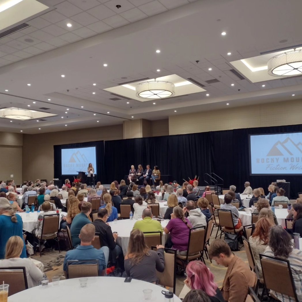 Another fantastic Rocky Mountain Fiction Writers Conference!

Can't wait for 2024!

<a href="/RMFWriters/">Rocky Mountain Fiction Writers</a> #writing #WritingCommunity #writerslift #amwriting #booktwt #BookTwitter #read #authors #writer