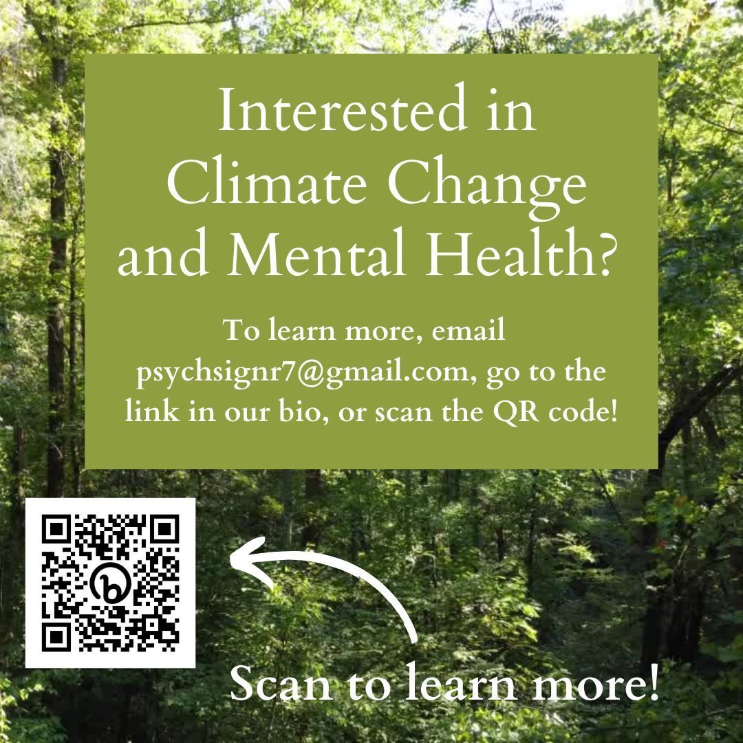 PsychSIGN's tweet photo. Check out this Climate Change Psychiatry event!

https://t.co/ehgQPglqXn https://t.co/QcjUCCt0Pk