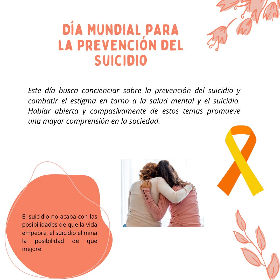AemppiUte's tweet photo. El suicidio es un problema de salud pública importante pero a menudo descuidado, rodeado de estigmas, mitos y tabúes. Cada caso de suicidio es una tragedia que afecta gravemente no sólo a los individuos, sino también a las familias y las comunidades. https://t.co/3bVzDJuFtc