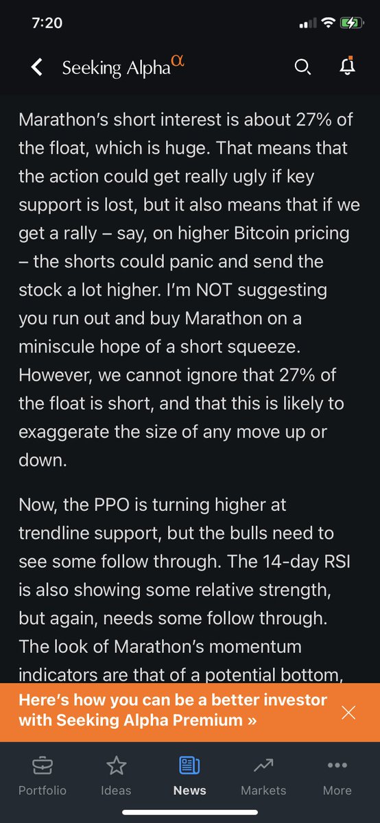 lruney's tweet image. $MARA $BTC $RIOT Mara looking like it can run from these levels !!!