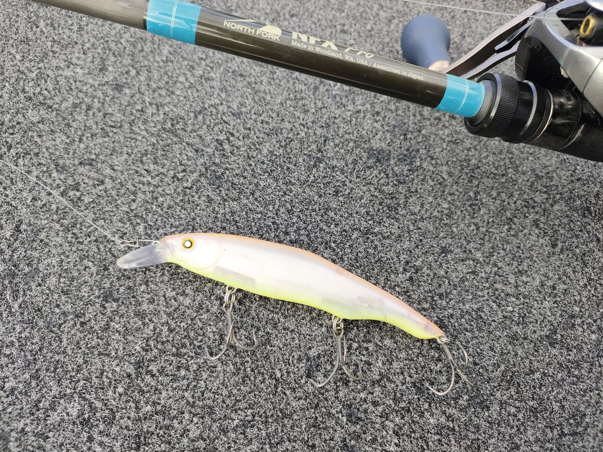 MasakazuMougi's tweet photo. エリー115TWに80オーバーのモンスターがヒ��ト!
フックがエライことになりました😅
#ニシネルアーワークス
#エリー115TW
#ノースフォークコンポジット
#NFXpro
#C70M https://t.co/7Dog2AnVLs