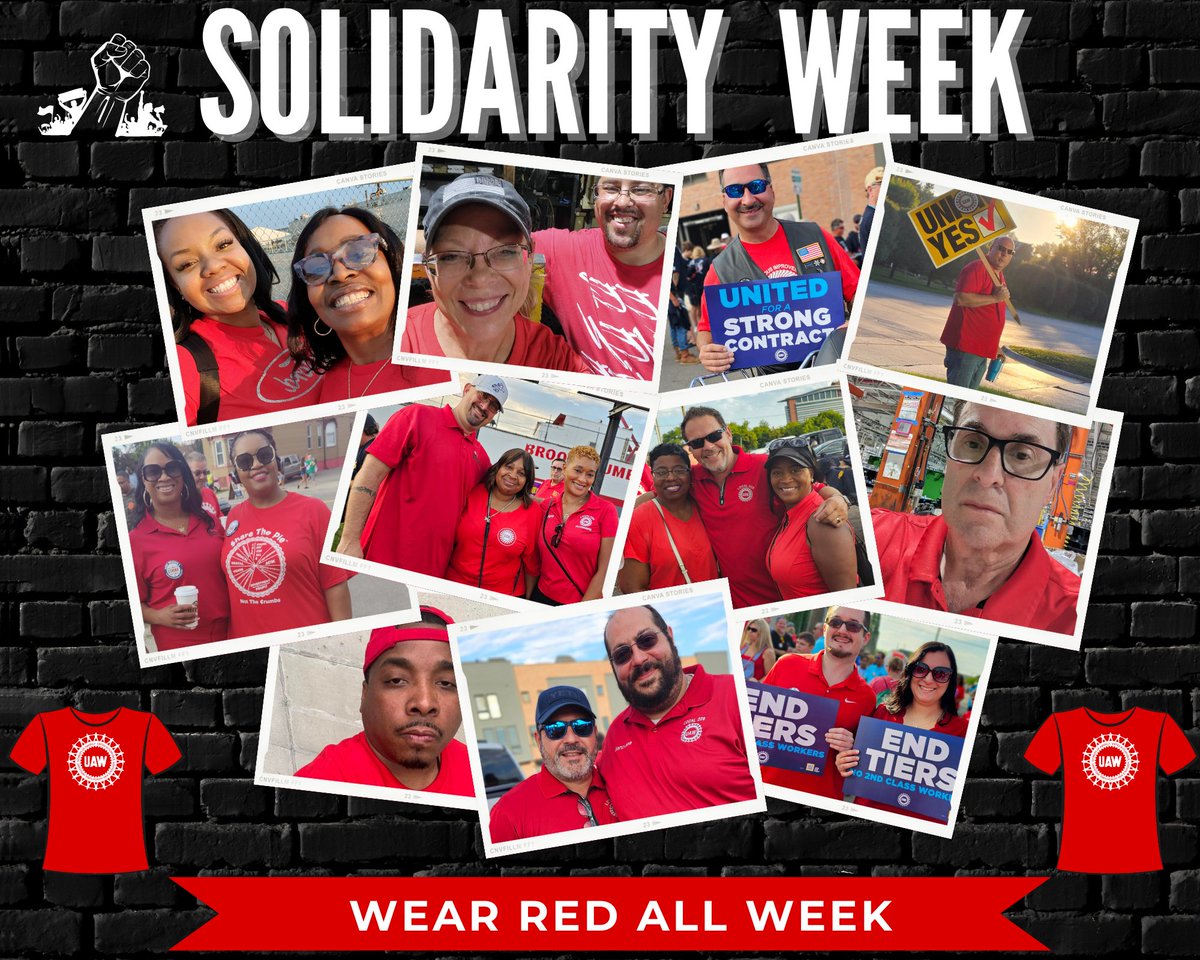 UAWLocal228's tweet photo. WE WEARING RED ALL WEEK!!! #UAW https://t.co/FQwco1MbPz