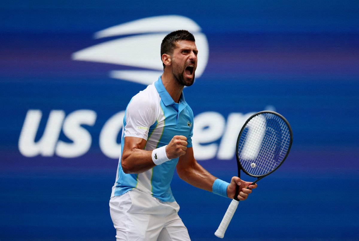 NBAvibesbro's tweet photo. I think it is safe to say Novak #Dokovic is the undisputed GOAT.
24 Grand Slams.
3 in a calendar year AGAIN.
Simply peerless.
#USOpen https://t.co/PFfuXLQ6bh
