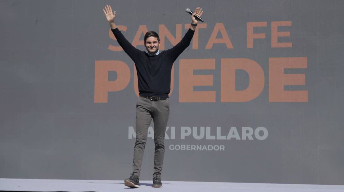 MauriPintiClop's tweet photo. ¡Felicitaciones al Gobernador electo de Santa Fé @maxipullaro !

Renovación, liderazgo y capacidad de gestión serán fundamentales para lograr las transformaciones que necesita la provincia. 

#EleccionesSantaFe #MaxiPullaroGobernador https://t.co/g7ANE9hAkR