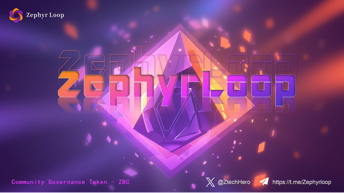 ZtechHero's tweet photo. Discover the nexus of creativity and governance in Zephyr Loop's realm. The ZBC token empowers you to be a steward of change. Embrace the possibilities! #ZBC #Innovation #Web3 https://t.co/y5ibewD1So